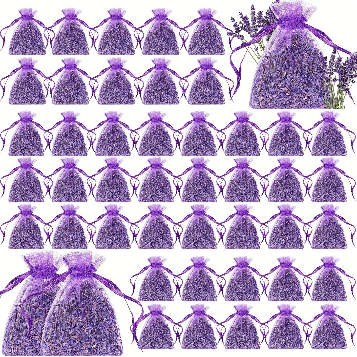 Lavender Sachets Bulk for Home Fragrance and Wedding Favors - Earth Heart Resources