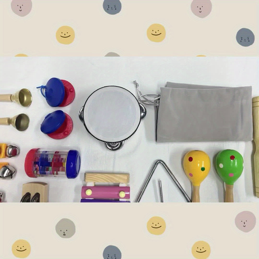 Musical Instrument Toy Set for Toddlers with Storage Bag - Earth Heart Resources