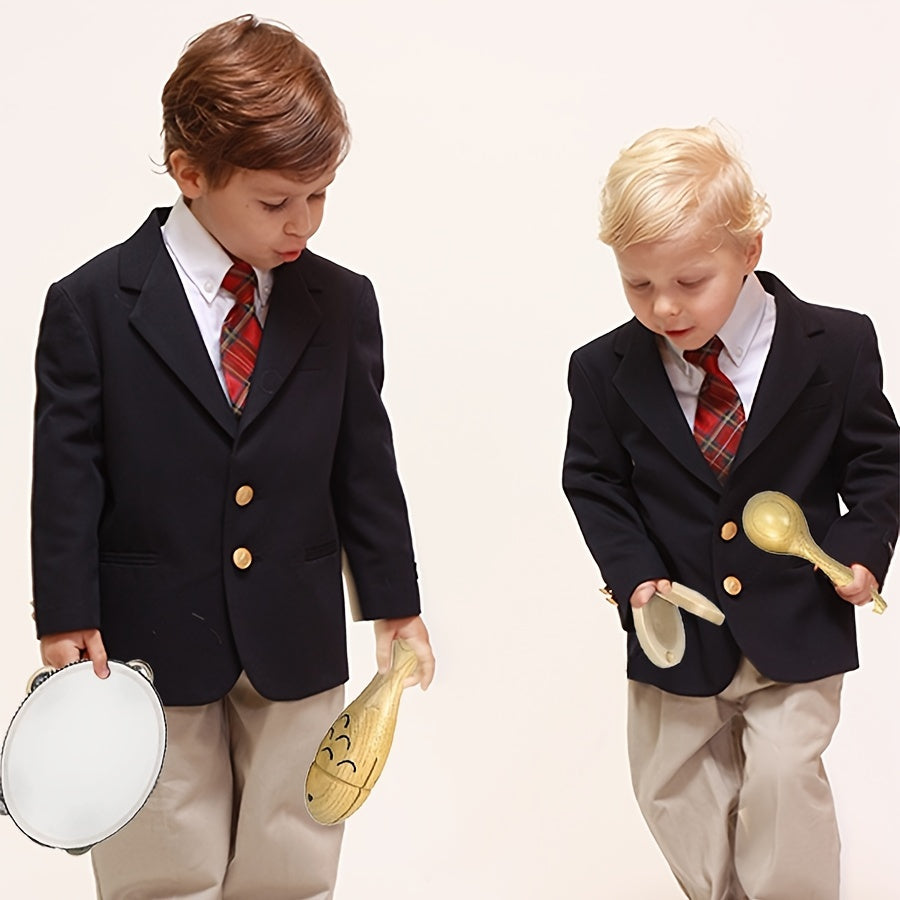 Natural Wooden Musical Instruments Educational Music Kit for Kids - Earth Heart Resources