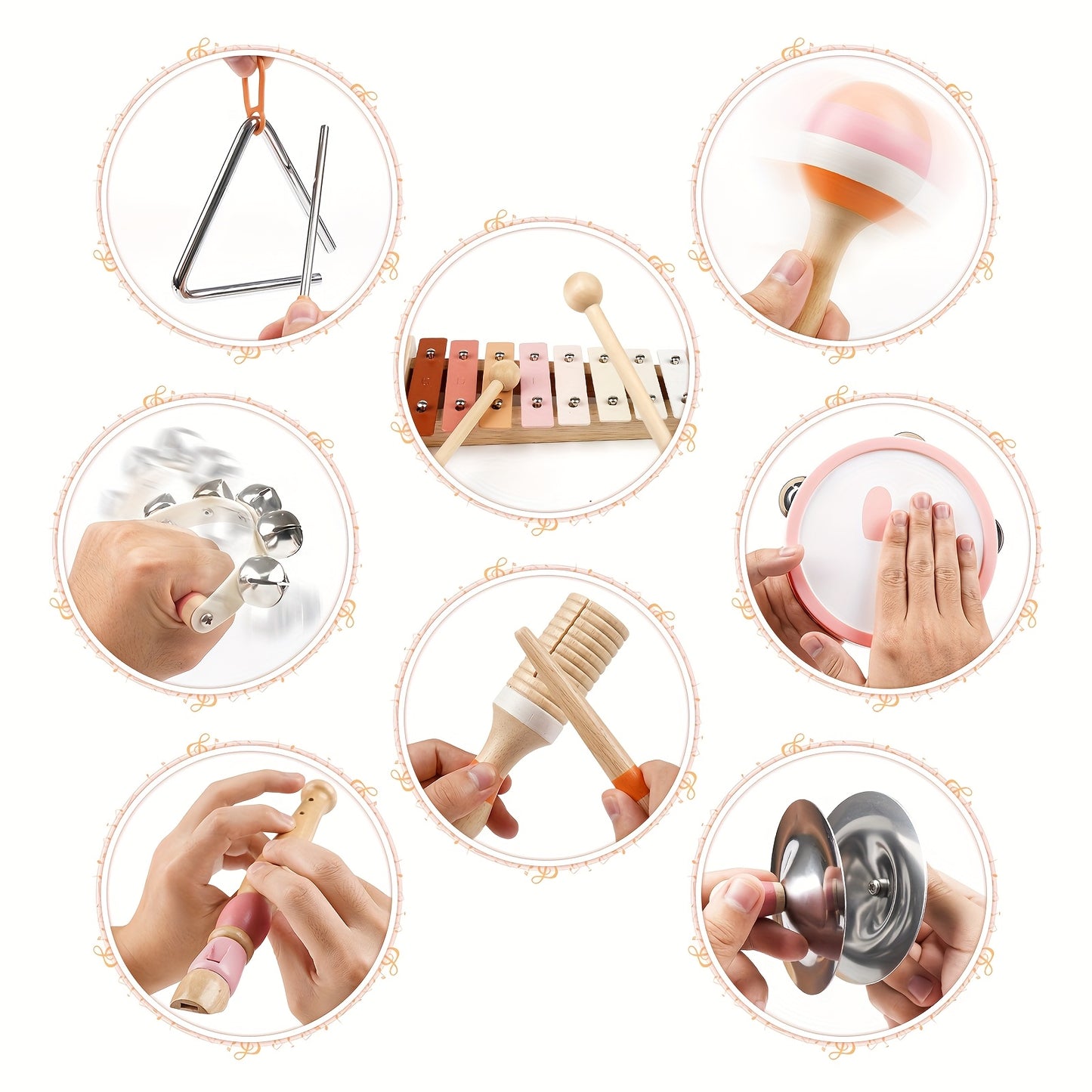 Musical Toy Set for Toddlers with Eight Fun Instruments - Earth Heart Resources