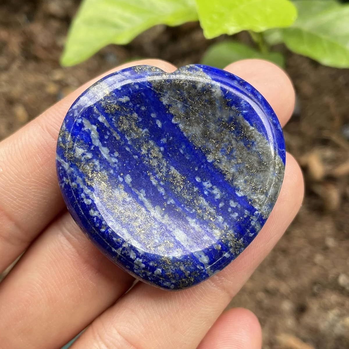 Heart Love Crystal Thumb Worry Stone for Anxiety Therapy - Earth Heart Resources