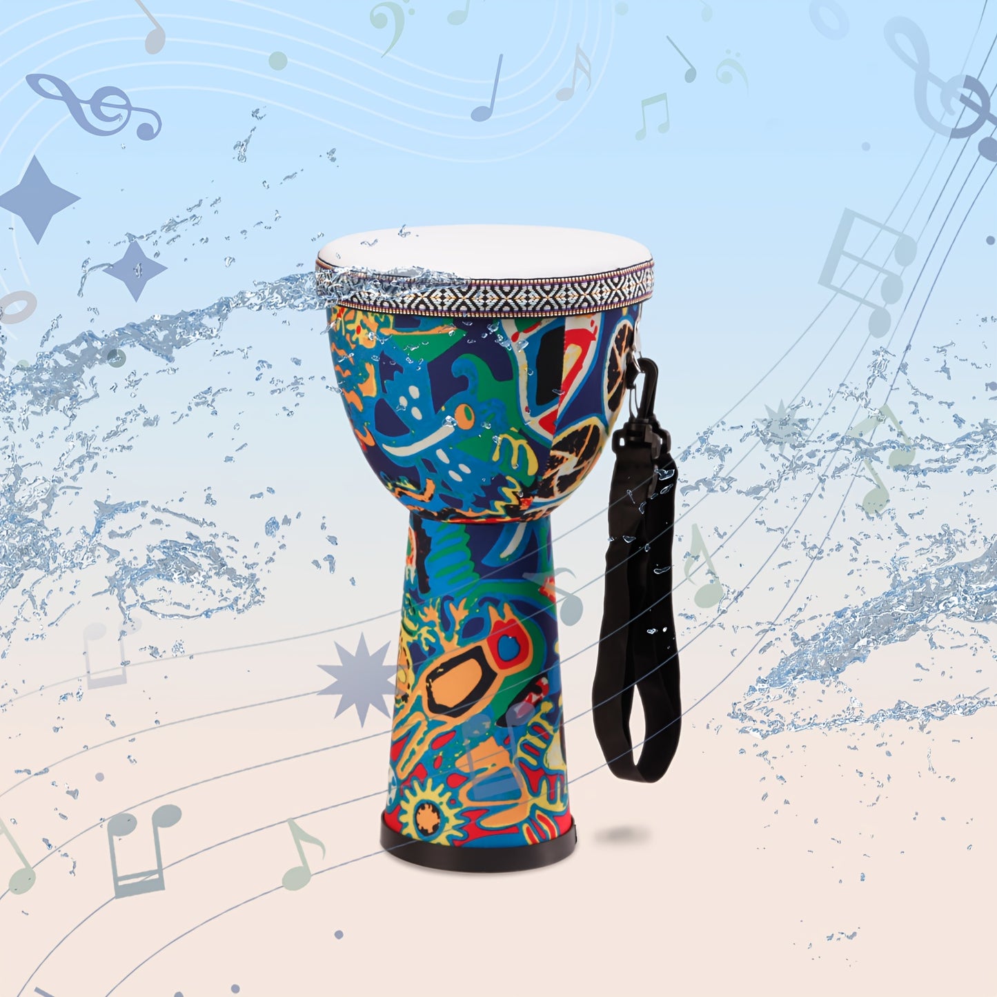 African Djembe Drum With Goatskin Drumhead For Professional Musicians - Earth Heart Resources