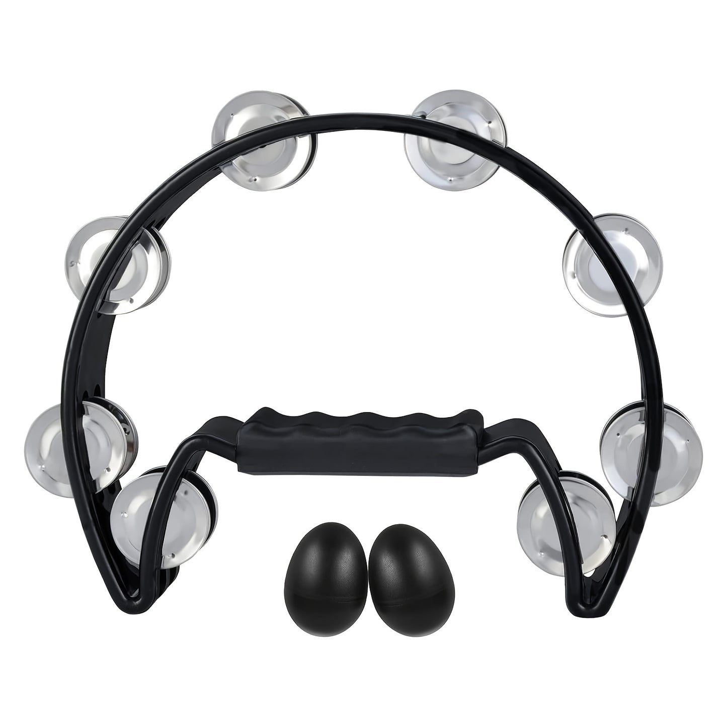 8 Piece Tambourine Musical Instrument Set for Fun Rhythm - Earth Heart Resources