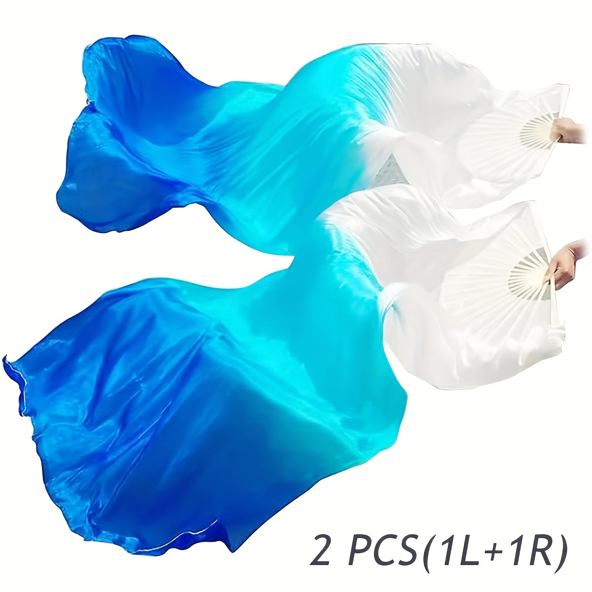 Gradient Dance Fans Set for Performances and Special Occasions - Earth Heart Resources