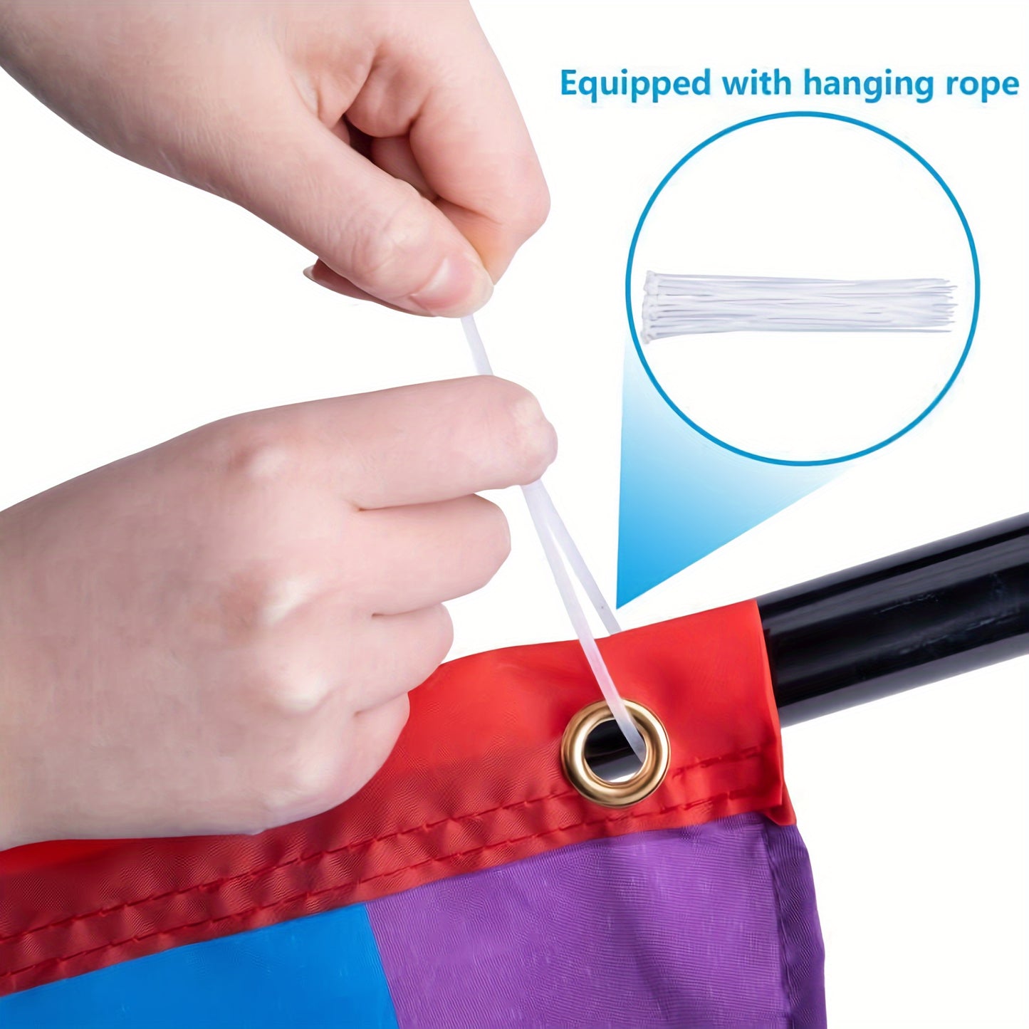 Rainbow Pride Bunting Flag for Festive Outdoor Celebrations - Earth Heart Resources