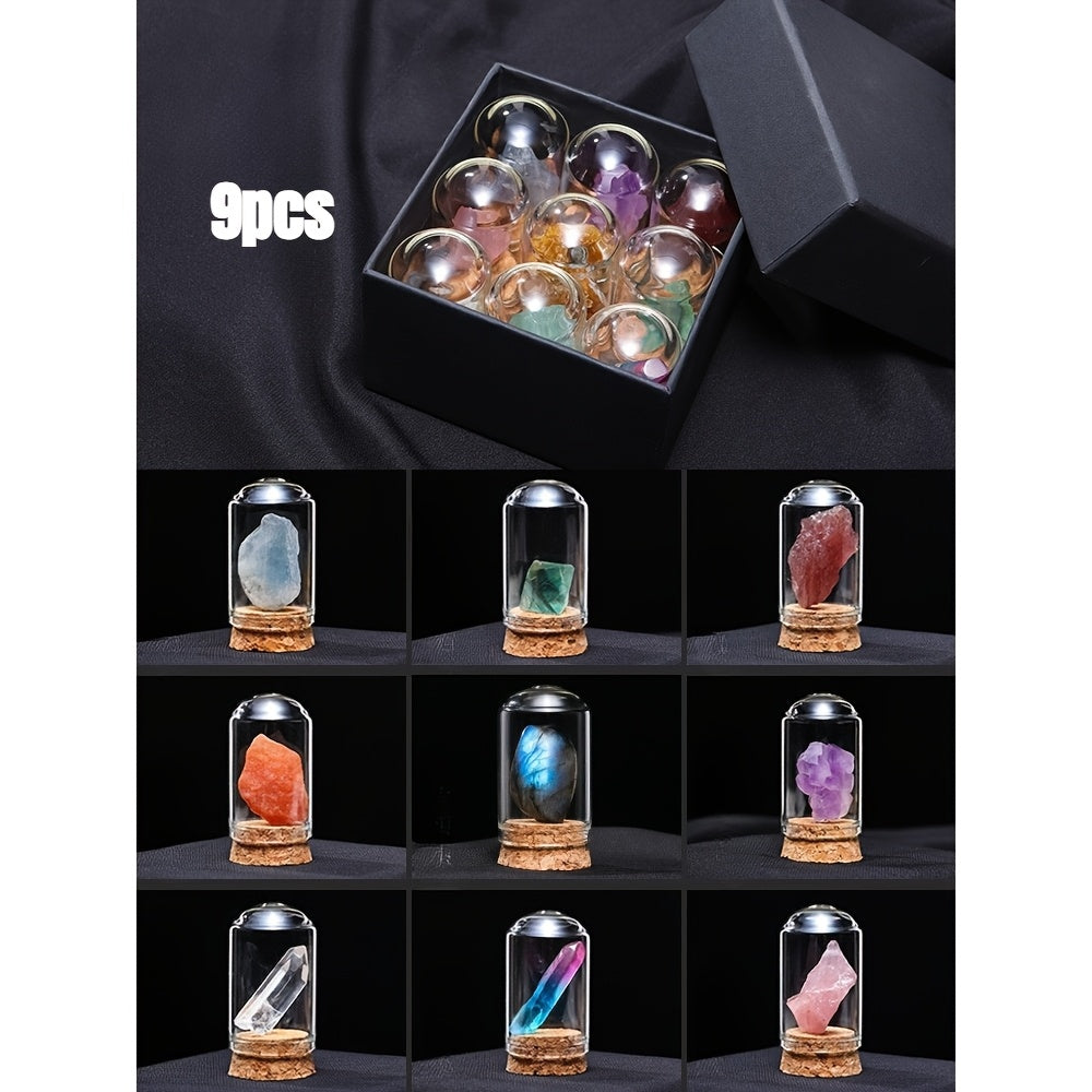 Natural Crystal Stones Set for Meditation and Home Décor - Earth Heart Resources
