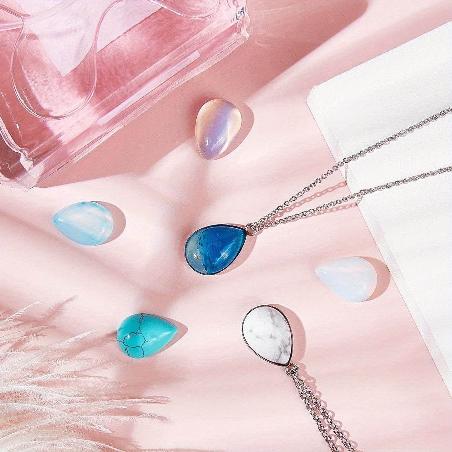 Teardrop Stone Cabochons for Jewelry Making in 13 Colors - Earth Heart Resources