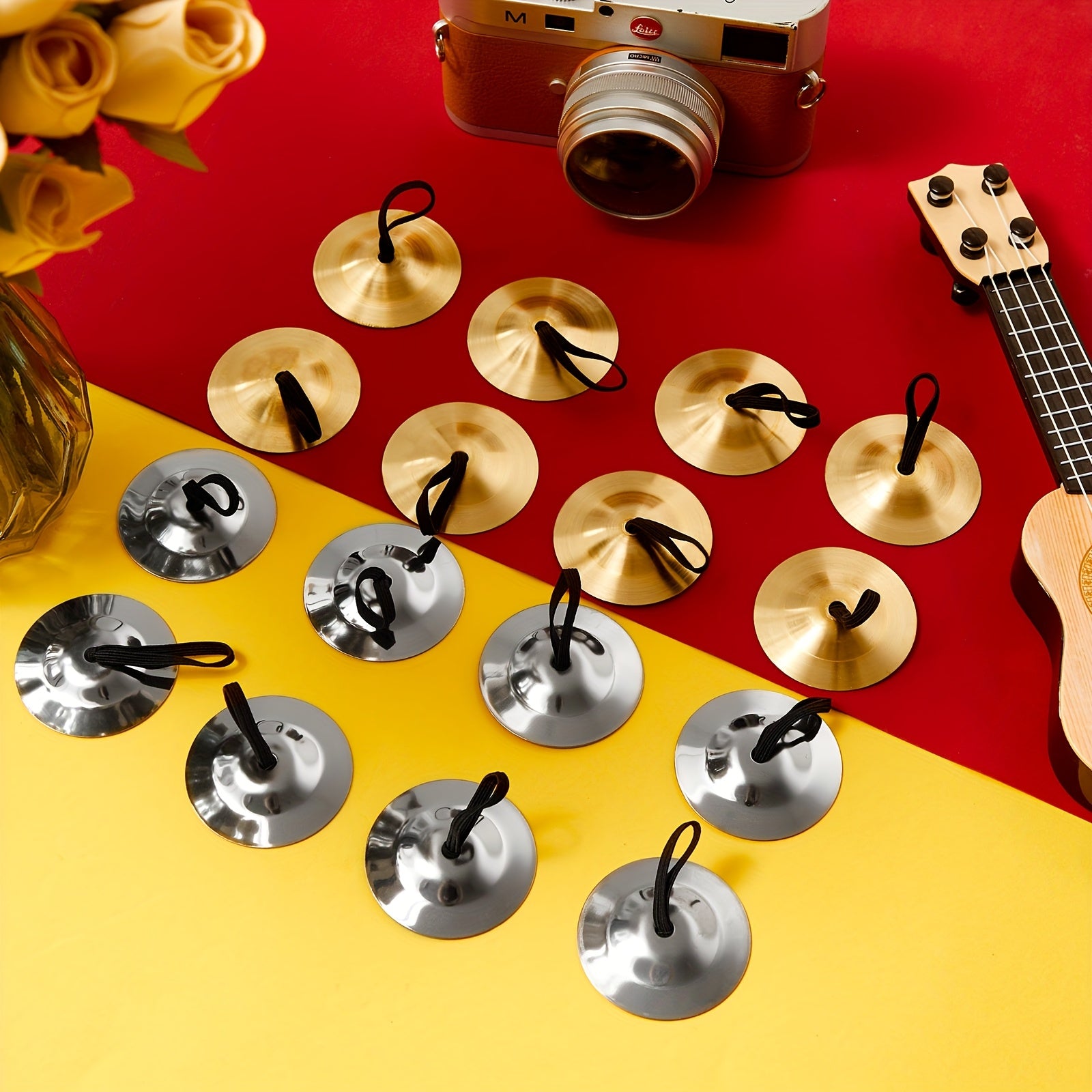 40 Piece Finger Cymbals for Belly Dancing and Percussion - Earth Heart Resources