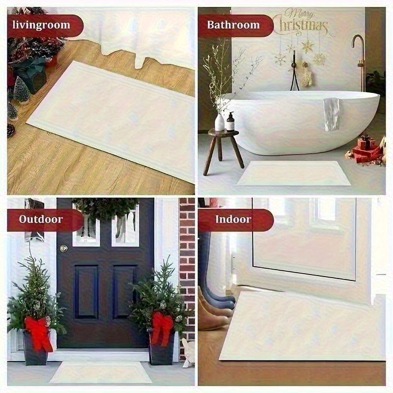 Non-Slip Be Kind Doormat with Iridescent Rainbow Design - Earth Heart Resources