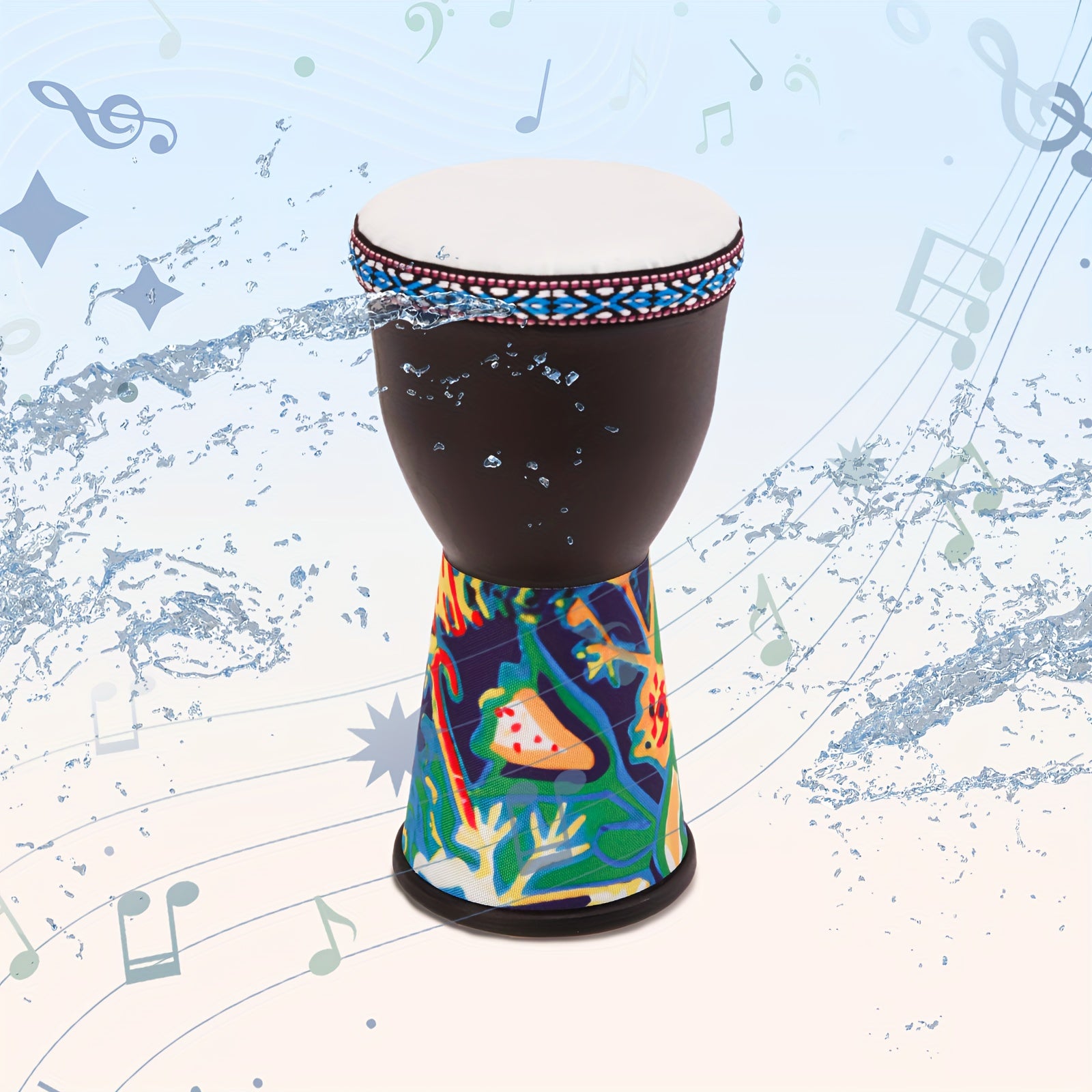 African Djembe Drum With Goatskin Drumhead For Professional Musicians - Earth Heart Resources