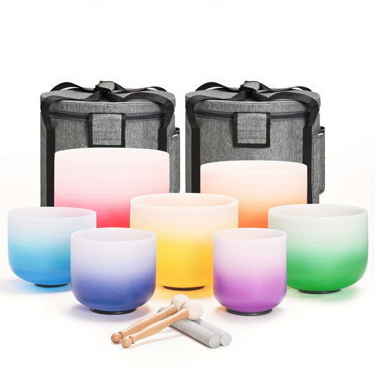 Lycrystal Frosted Quartz Crystals Set with Travel Carry Bags - Earth Heart Resources