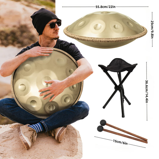 Premium Handpan Drum Instrument for Meditation and Music Therapy - Earth Heart Resources