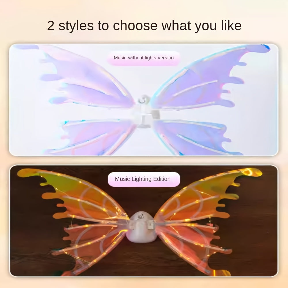 Glowing Butterfly Wings for Girls Halloween and Christmas Costume - Earth Heart Resources