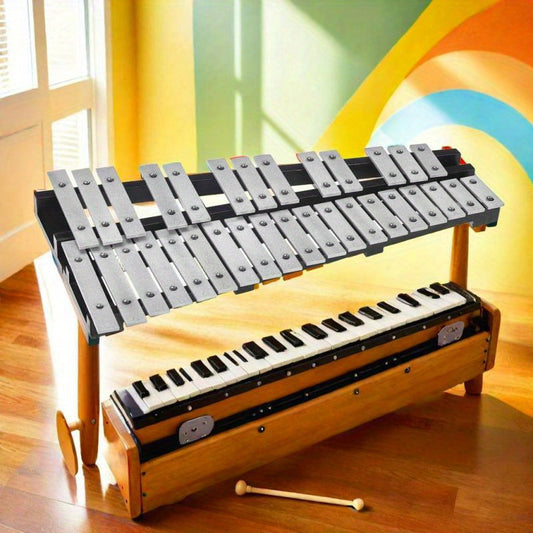 Professional 32 Key Glockenspiel Xylophone Set with Mallets - Earth Heart Resources