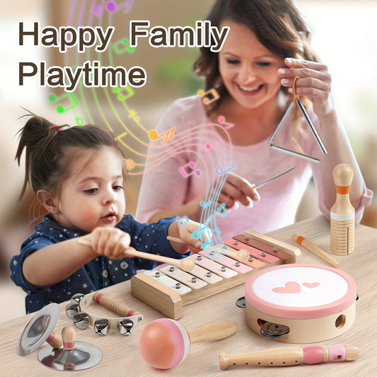 Musical Toy Set for Toddlers with Eight Fun Instruments - Earth Heart Resources