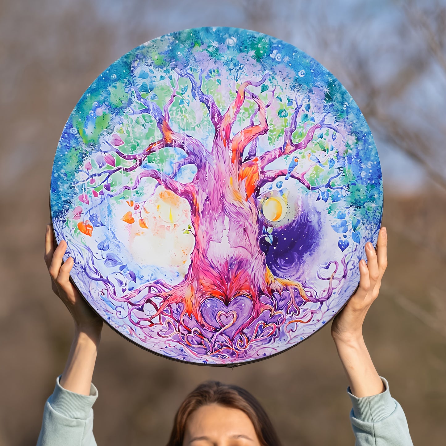 Tree Of Love Drum For Sound Healing And Spiritual Reflection - Earth Heart Resources
