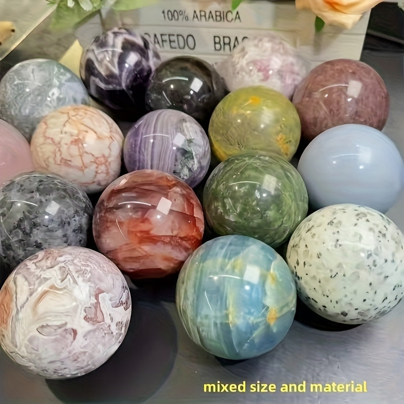 Natural Crystal Ball Sphere for Home Office Decor and Gifts - Earth Heart Resources