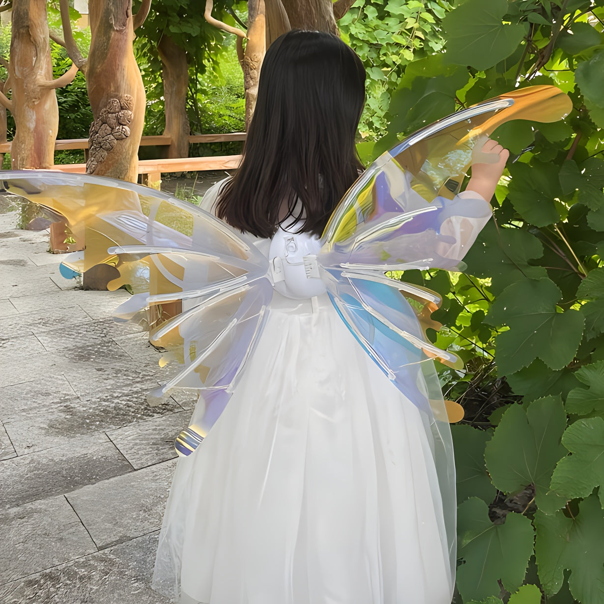 Glowing Butterfly Wings for Girls Halloween and Christmas Costume - Earth Heart Resources