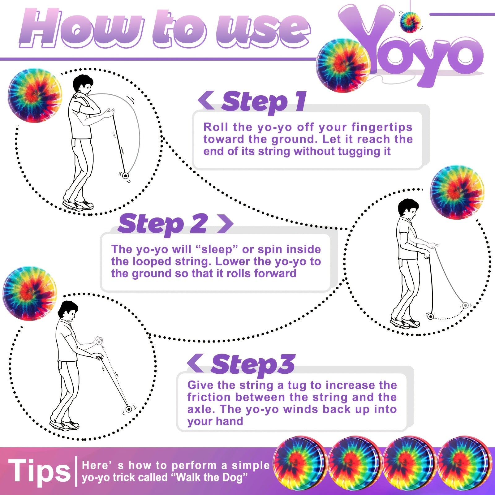 Joyful Face Rainbow Yo-Yos for Parties and Classroom Rewards - Earth Heart Resources