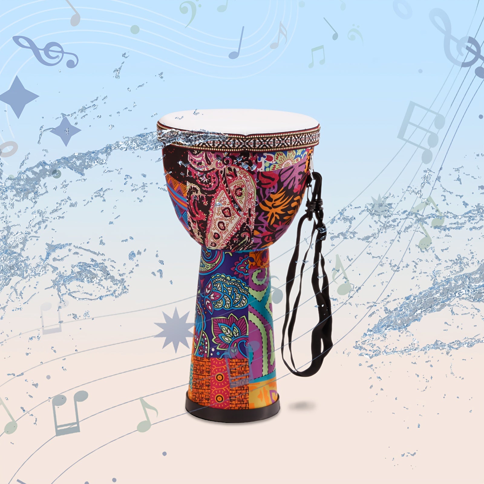 African Djembe Drum With Goatskin Drumhead For Professional Musicians - Earth Heart Resources