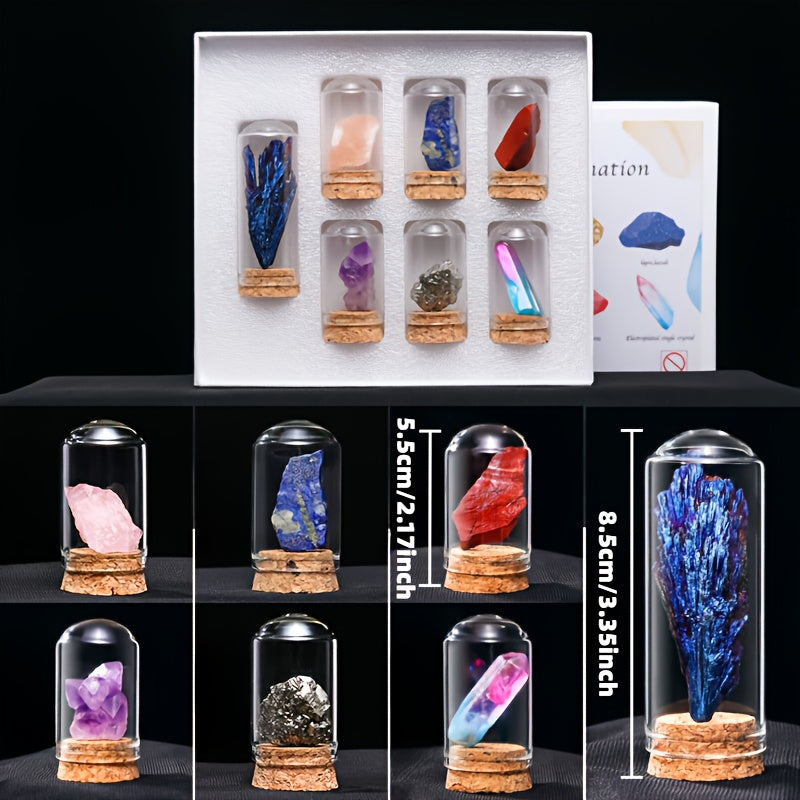 Natural Crystal Stones Set for Meditation and Home Décor - Earth Heart Resources