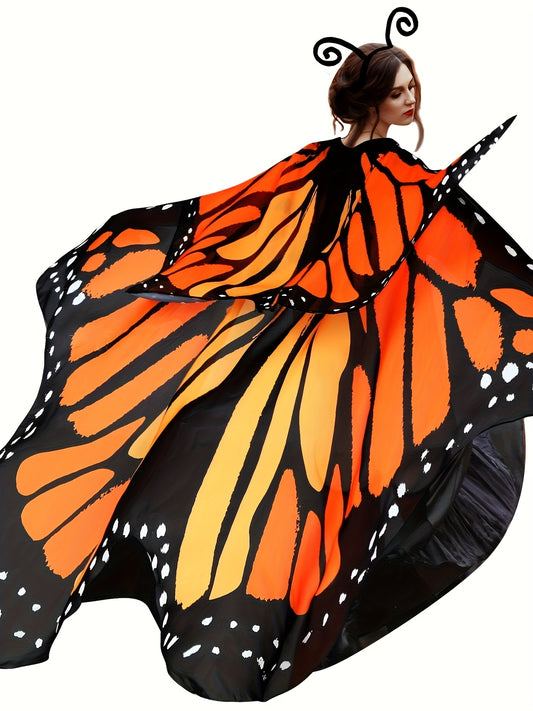 Butterfly Wings Costume Set with Headband for Halloween Fun - Earth Heart Resources