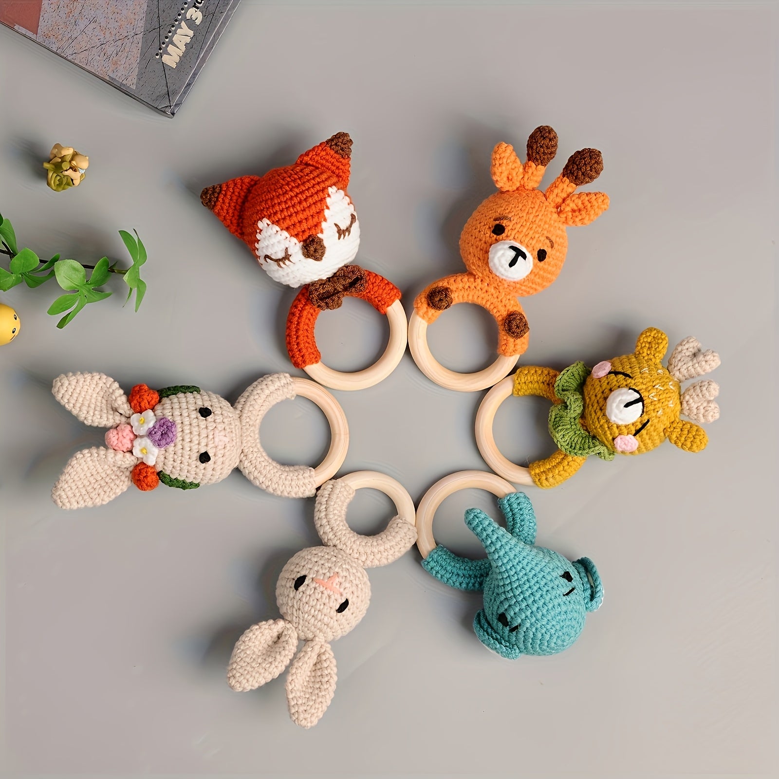 Handcrafted Animal Rattle Set for Babies and Children - Earth Heart Resources