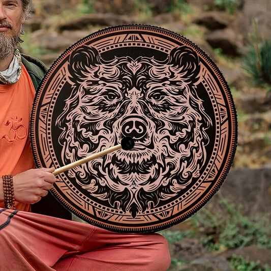Shaman Bear Drum for Spiritual Reflection and Meditation Music - Earth Heart Resources