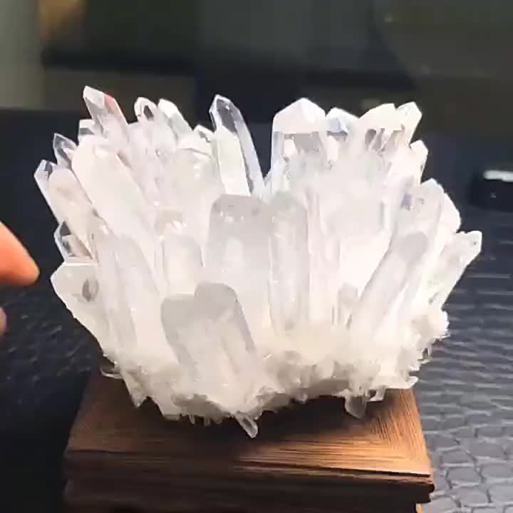Elegant Crystal Cluster Figurines for Home Decor - Earth Heart Resources