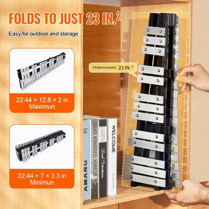 Professional 32 Key Glockenspiel Xylophone Set with Mallets - Earth Heart Resources