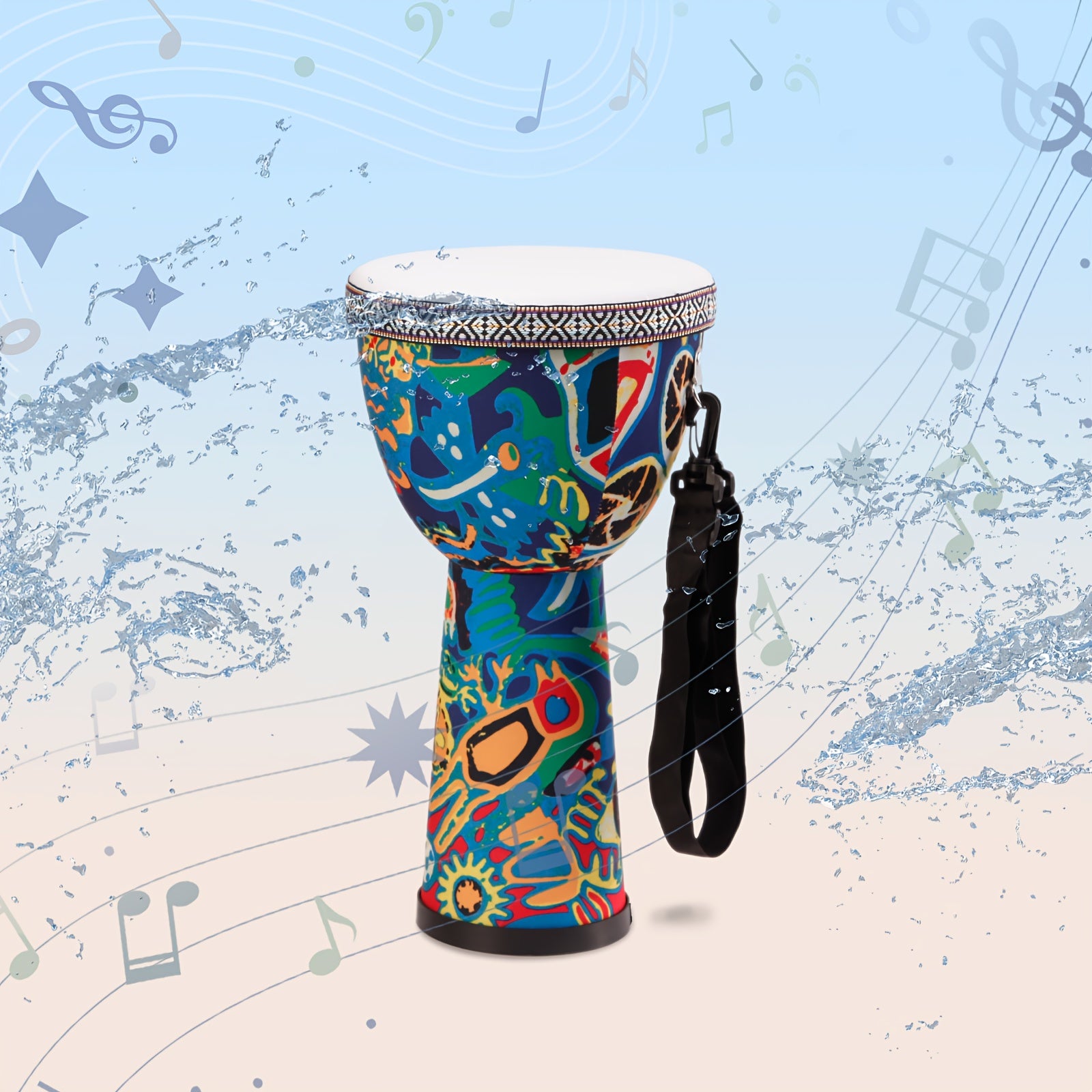 African Djembe Drum With Goatskin Drumhead For Professional Musicians - Earth Heart Resources