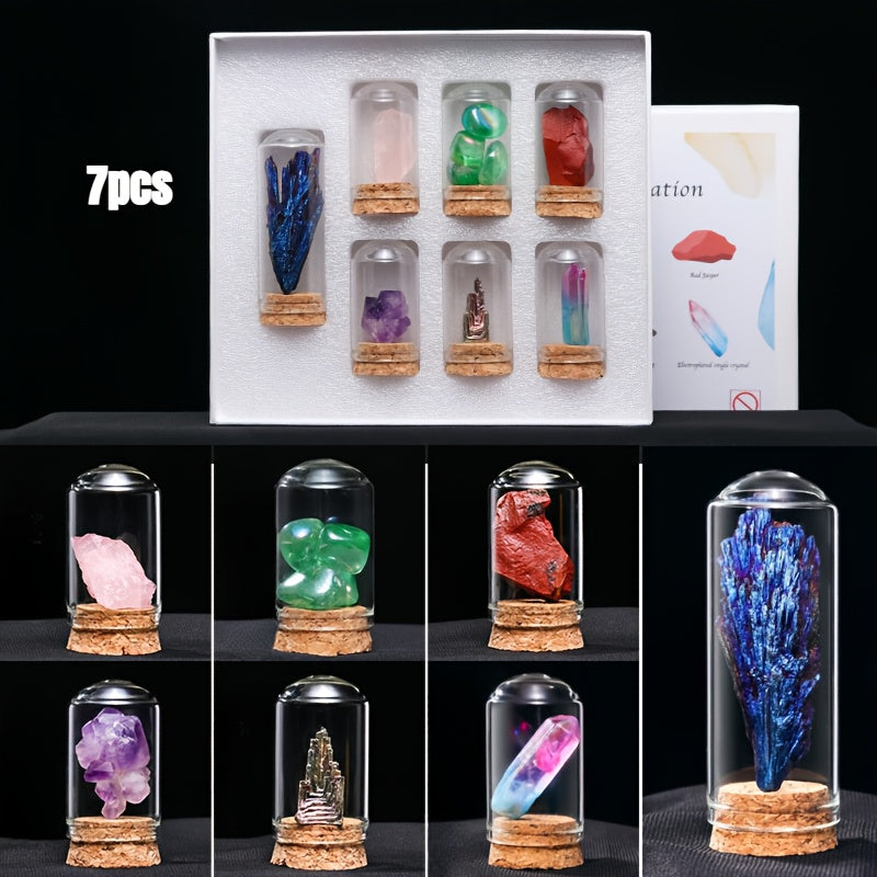 Natural Crystal Stones Set for Meditation and Home Décor - Earth Heart Resources