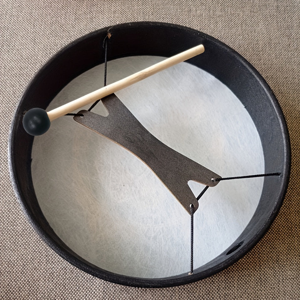 Shamanic Raven Drum for Meditation and Spiritual Reflection - Earth Heart Resources