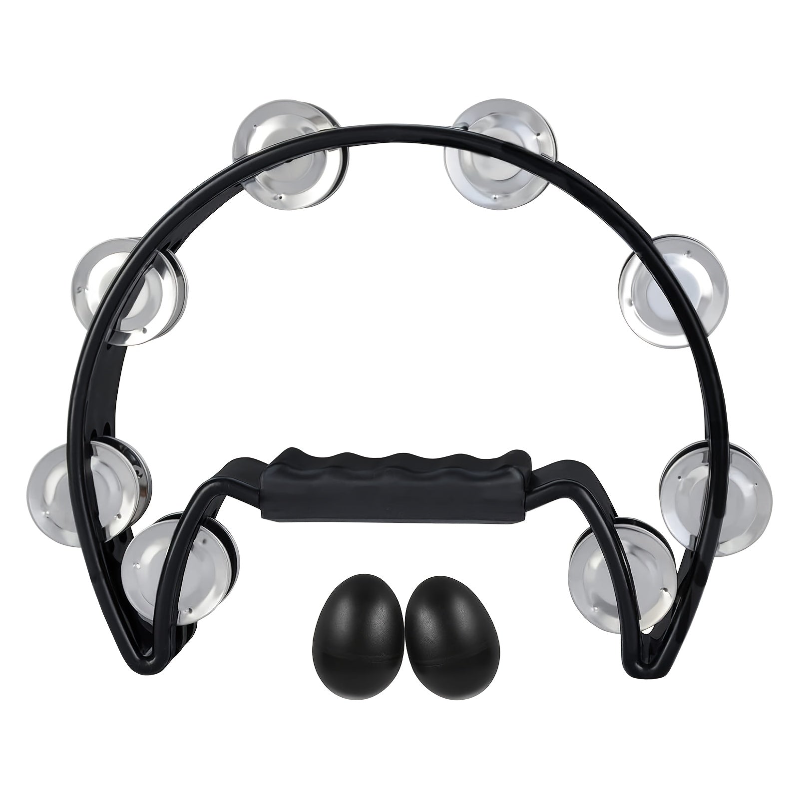 8 Piece Tambourine Musical Instrument Set for Fun Rhythm - Earth Heart Resources
