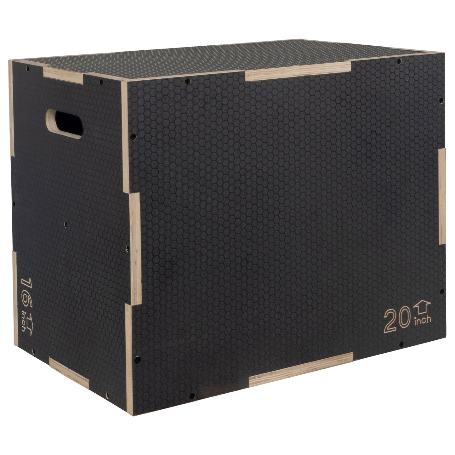Signature Fitness Wooden Plyo Box Non-Slip Jump Platform - Earth Heart Resources