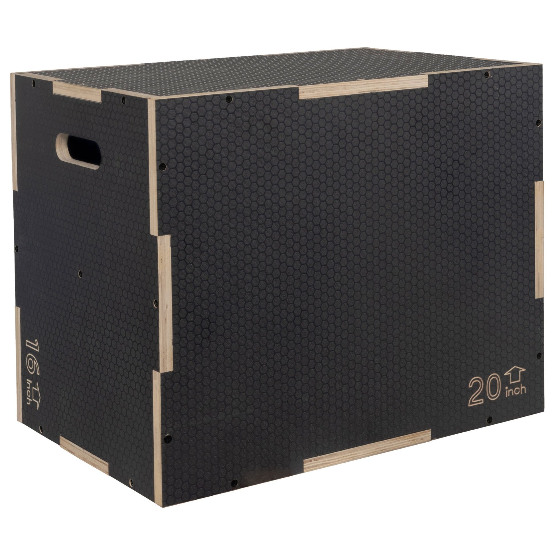 Signature Fitness Wooden Plyo Box Non-Slip Jump Platform - Earth Heart Resources