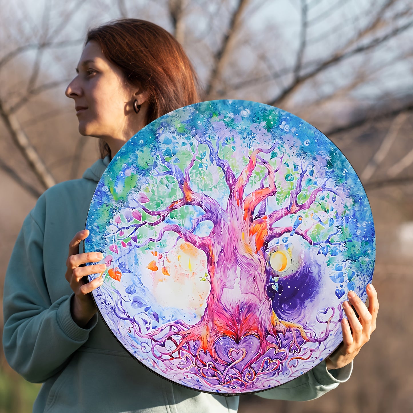 Tree Of Love Drum For Sound Healing And Spiritual Reflection - Earth Heart Resources