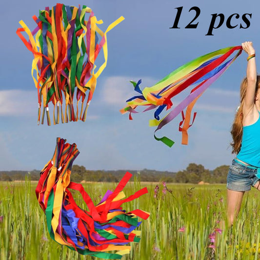 Multicolor Dance Ribbons for Cheerleading and Party Decorations - Earth Heart Resources