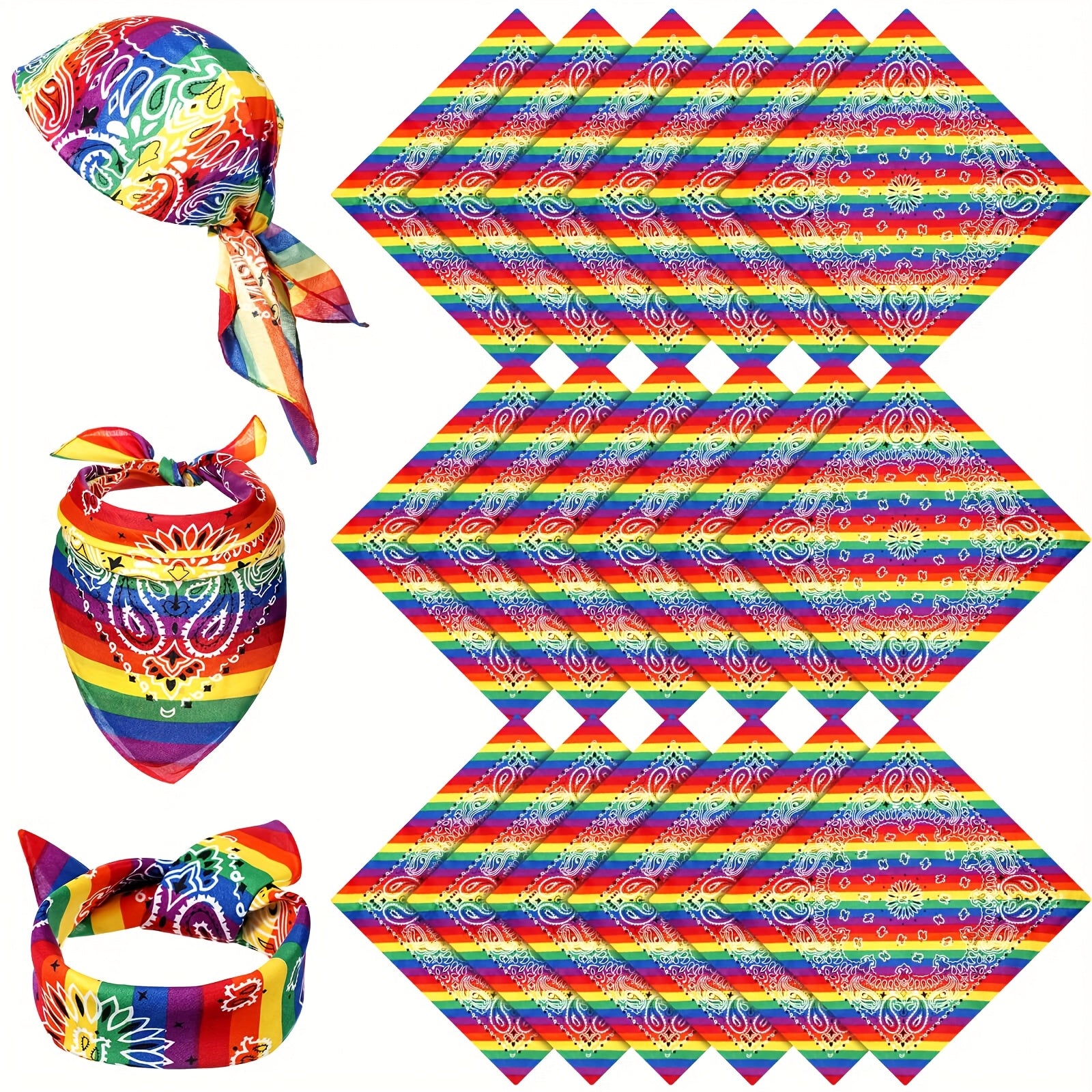 Vibrant Rainbow Party Pack for LGBTQ Pride Events and Festivals - Earth Heart Resources