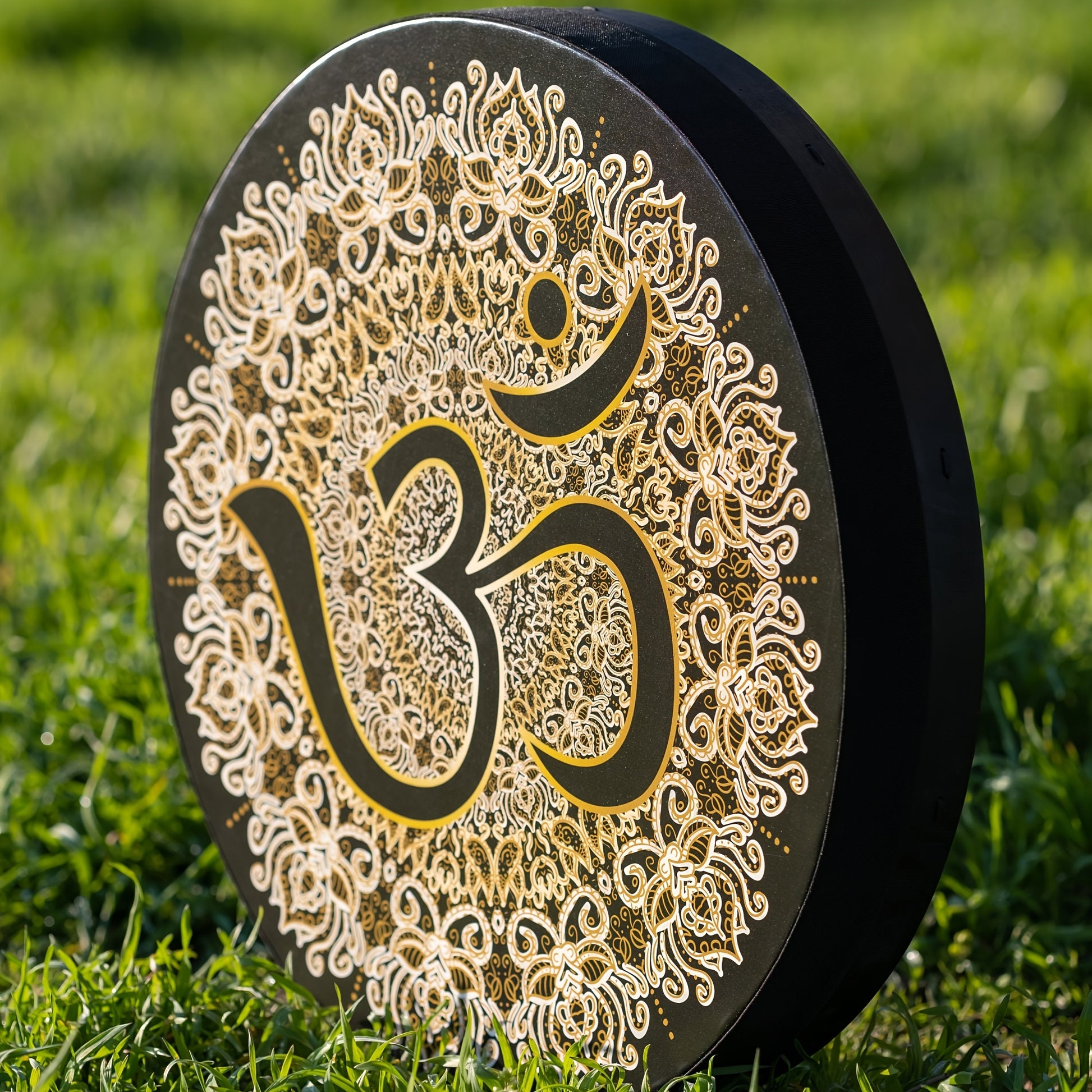Sacred Vegan Rune Drum for Bass Healing and Sound Therapy - Earth Heart Resources
