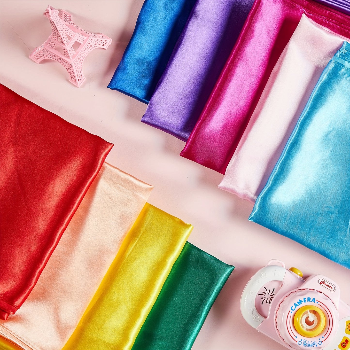 Rainbow Fabric Play Scarves for Creative Play and Dress Up - Earth Heart Resources