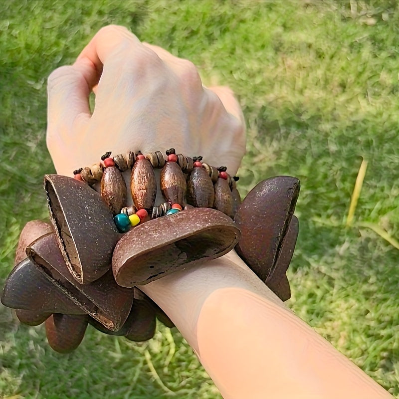 Duck Gentile Vine Nutshell Handbell Natural Rattle Instrument - Earth Heart Resources