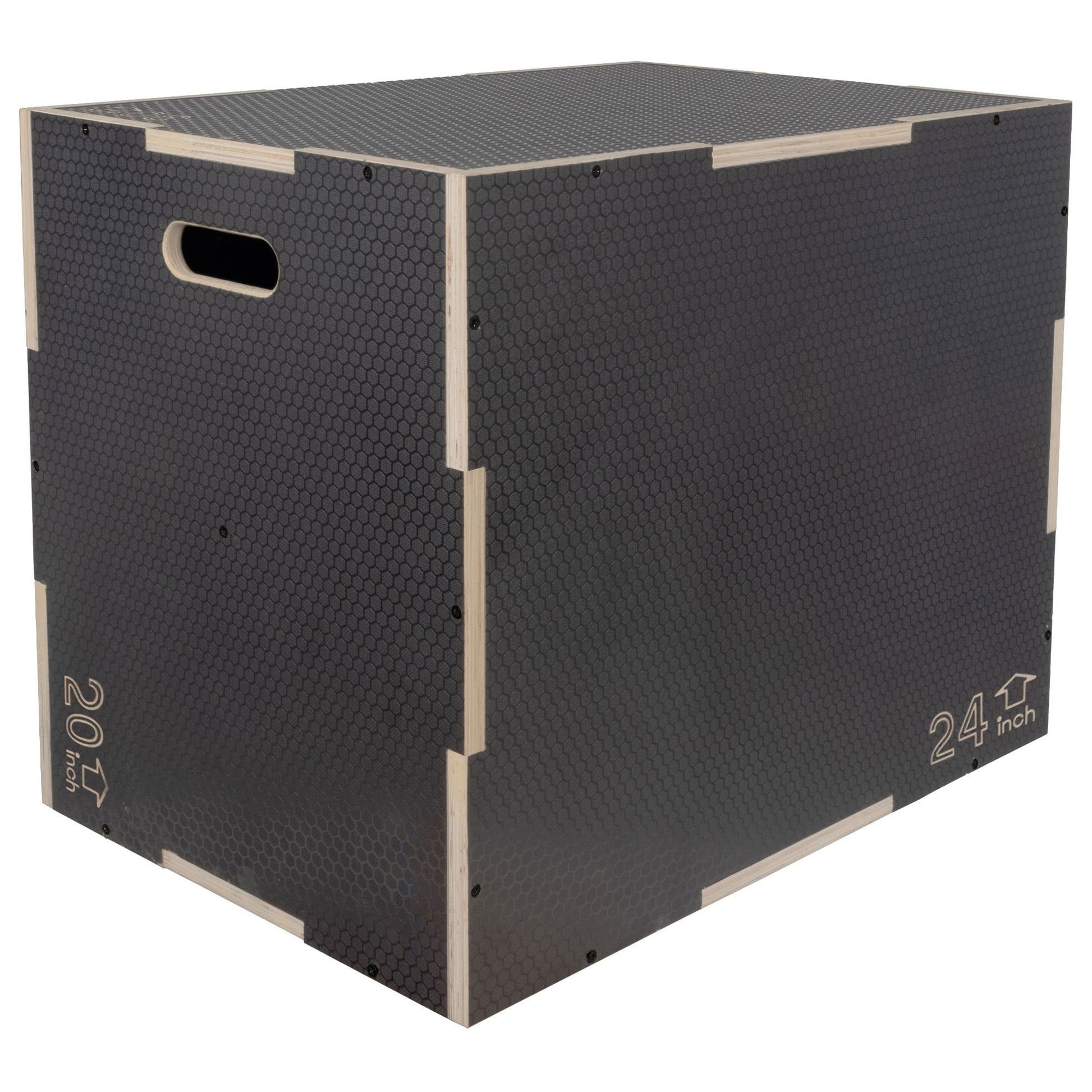 Signature Fitness Wooden Plyo Box Non-Slip Jump Platform - Earth Heart Resources