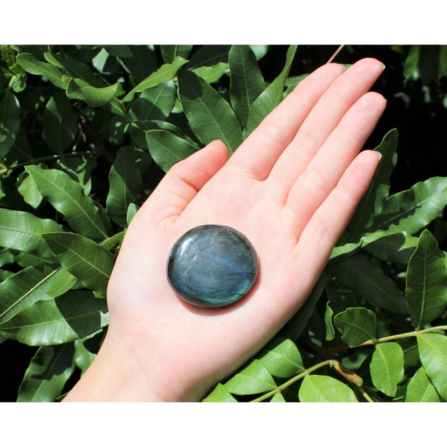 Hand Polished Labradorite Palm Stones for Healing and Meditation - Earth Heart Resources