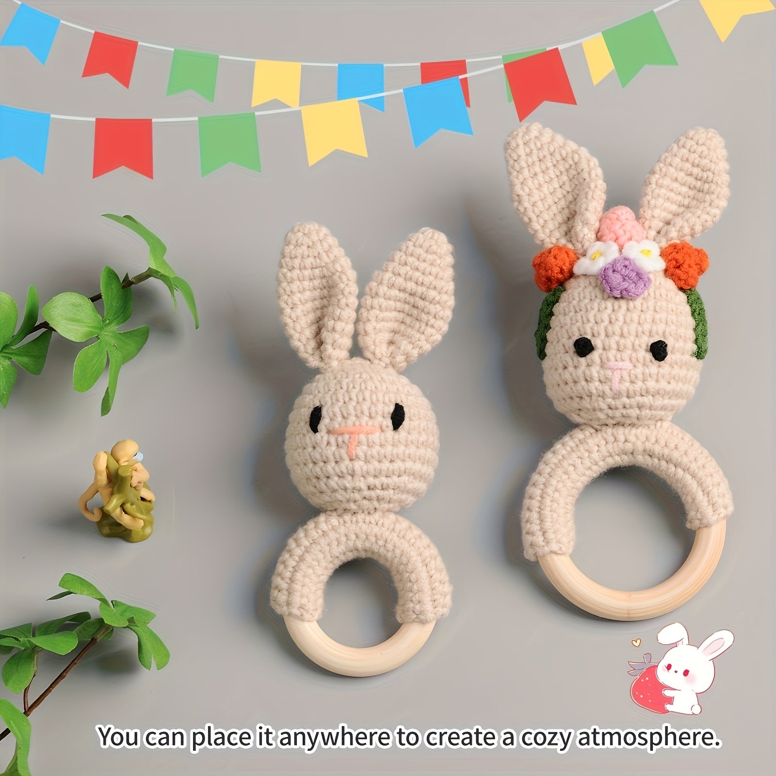 Handcrafted Animal Rattle Set for Babies and Children - Earth Heart Resources