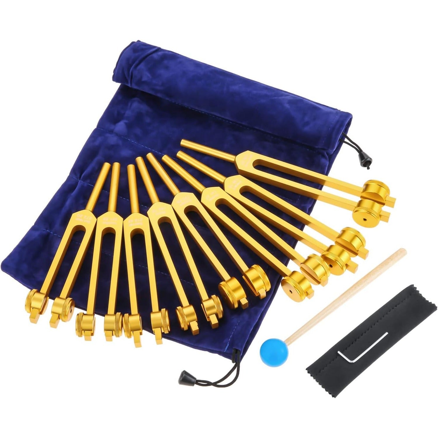 Chakra Tuning Forks Set for Meditation and Sound Healing - Earth Heart Resources