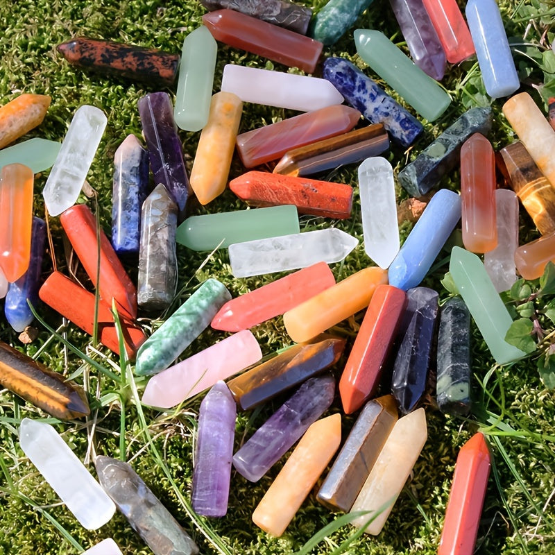 Natural Quartz Stone Set for DIY Jewelry and Crafting - Earth Heart Resources