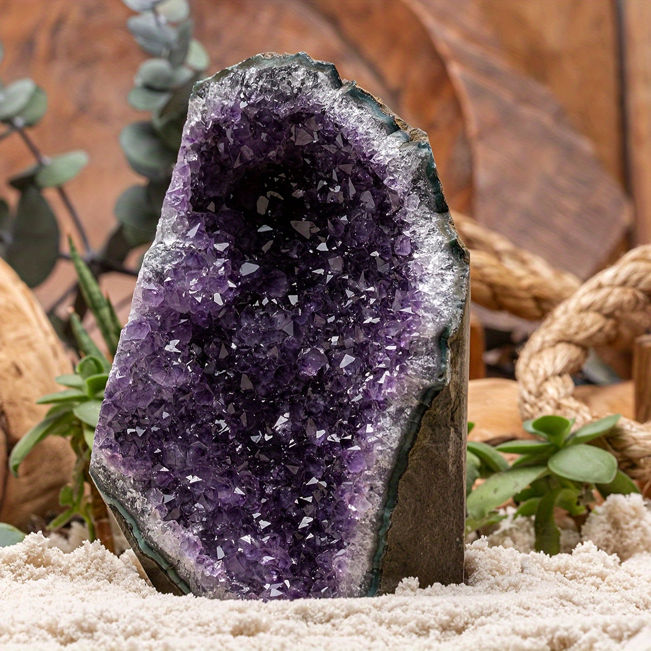 Natural Amethyst Crystal Cave Home Decoration for Unique Gifts - Earth Heart Resources