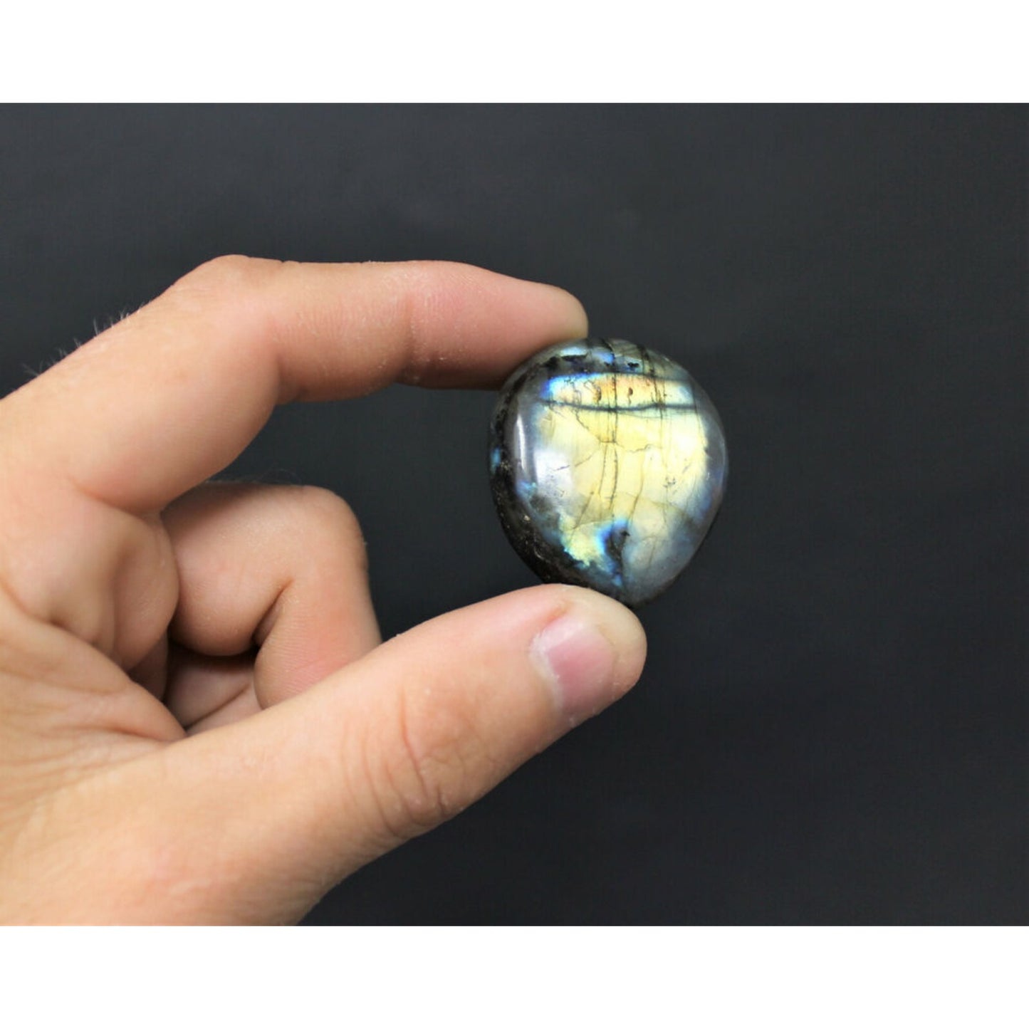Hand Polished Labradorite Palm Stones for Healing and Meditation - Earth Heart Resources