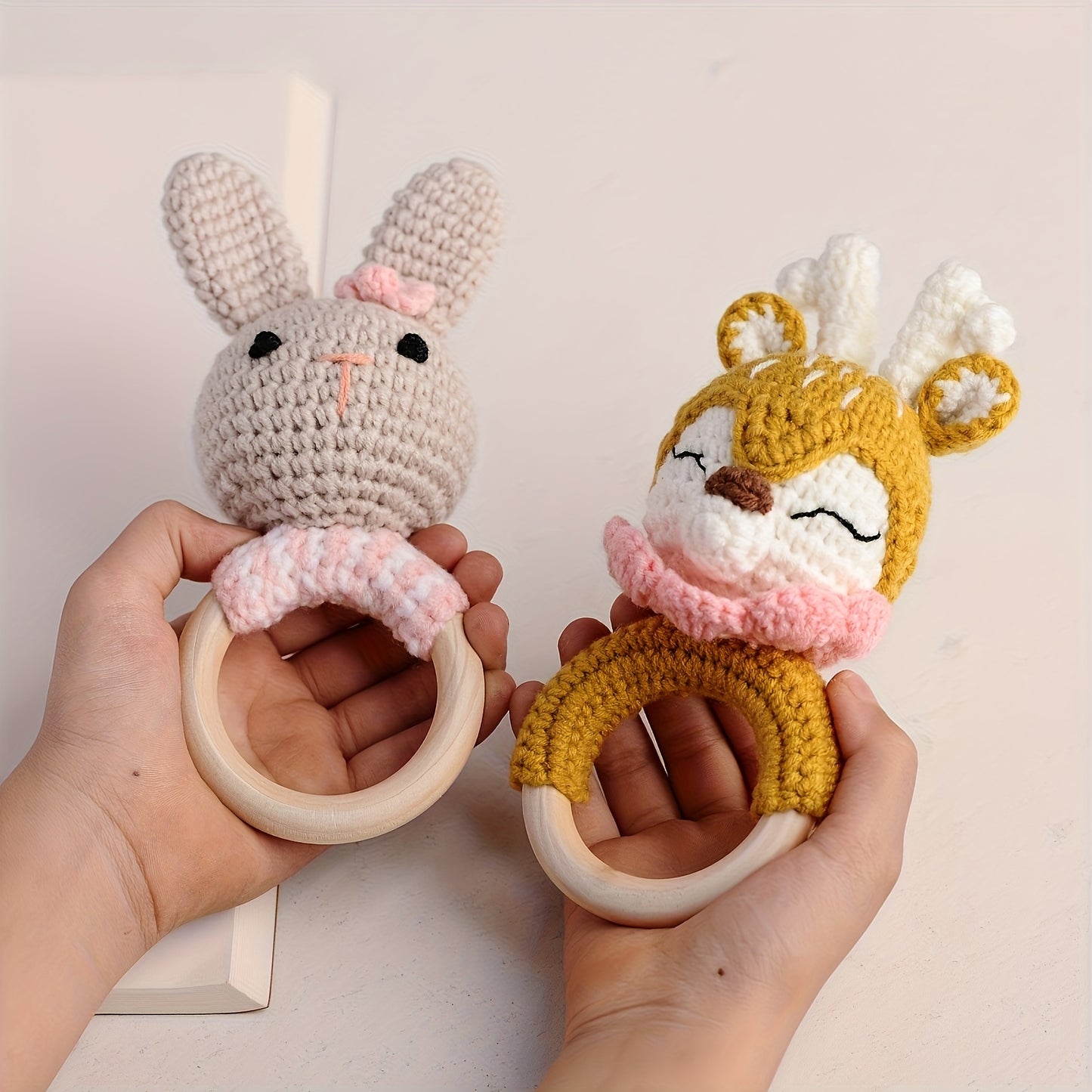 Handcrafted Animal Rattle Set for Babies and Children - Earth Heart Resources